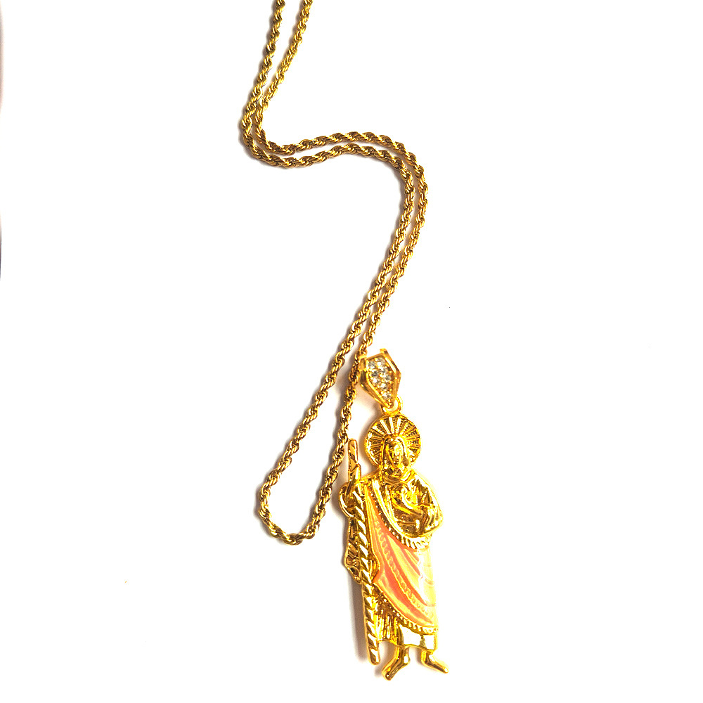 Colgante de goteo clásico transfronterizo padre de San Judas colgante nicho exagerado collar colgante fabricante de joyas