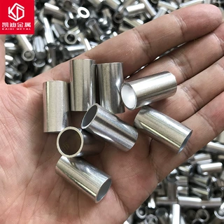 6063小铝管精密切割倒角打孔CNC非标开模铝型材定制高精度