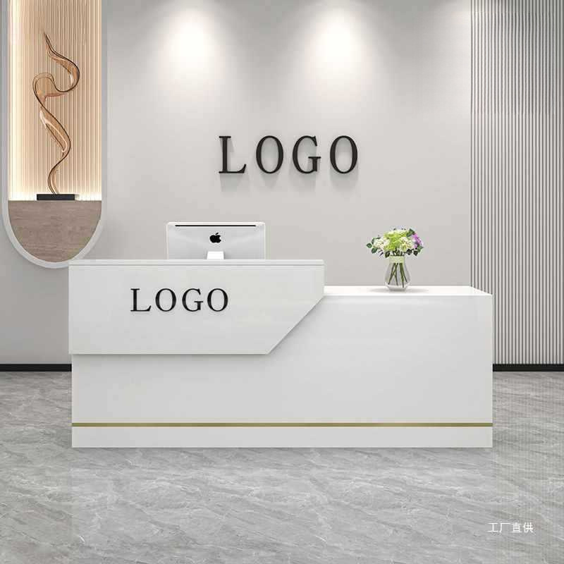 Cashier Counter, Bar Counter, Small Clothing Store, Beauty Salon, Hair Salon, Counter Desk, Company Front Desk Reception Desk, Simple Design