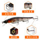 Sinking Minnow Lures Shallow Diving Minnow Baits Bass Trout Fresh Water Fishing Lure