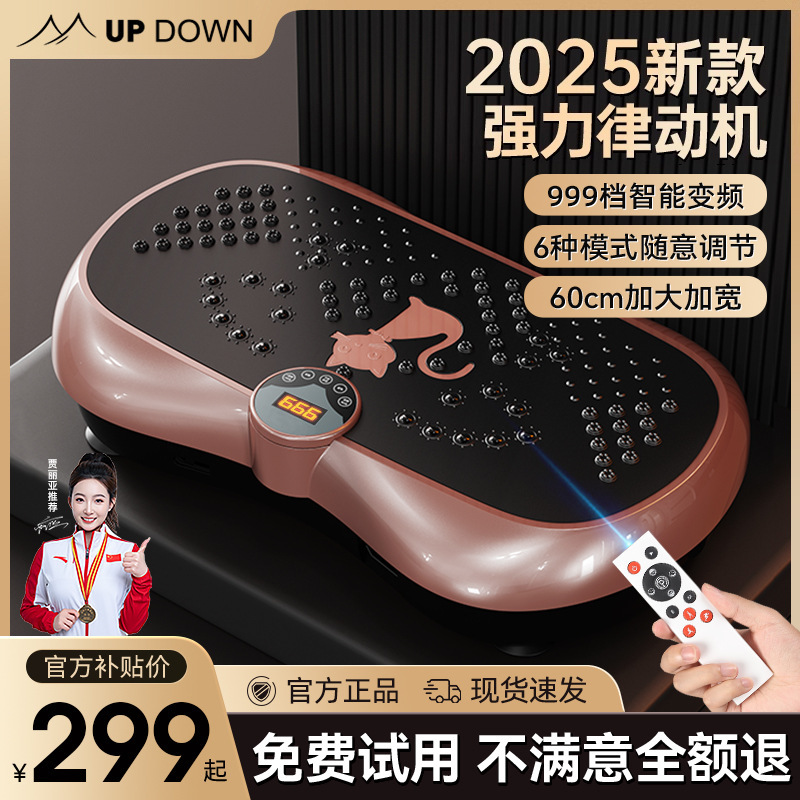 アップダウン脂肪除去シェイキングマシン 2025 新しいホーム女性怠惰なフィットネスエクササイズ腹小腹全身リズム|undefined