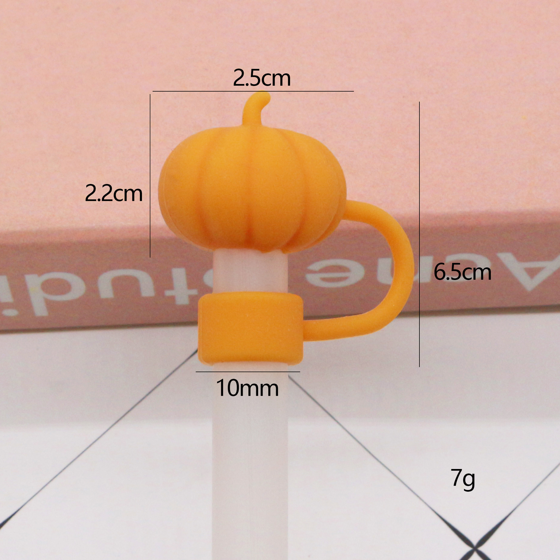 Nueva tapa de pajita de silicona 8-10mm linda muñeca de flores tapa a prueba de polvo se puede reciclar cubierta de pajita transfronteriza