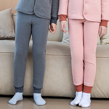 儿童保暖裤加绒加厚男童女童秋衣秋裤学生内穿校服神器秋冬季棉裤