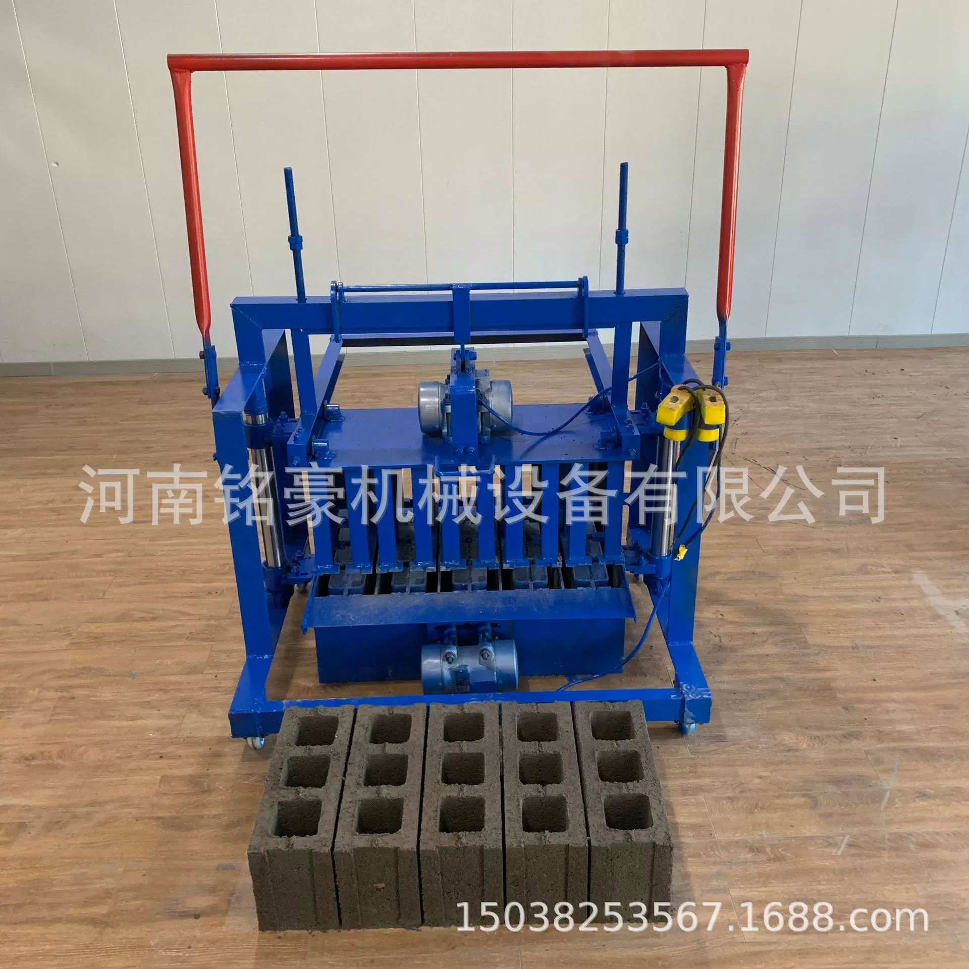 小型移动免烧砖机 免烧空心水泥砌块机 水泥砖机液压泡沫砌块设备