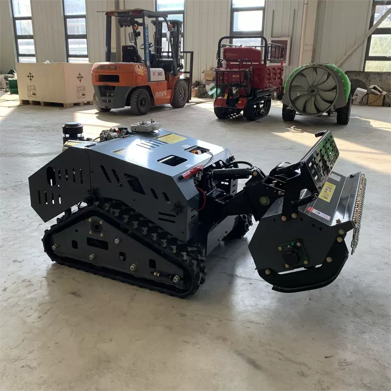 新款微耕机小型柴油家用四冲程耕地机 大棚遥控履带碎草机家用