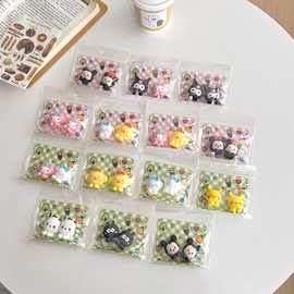 卡通桌面理线器数据线收纳固定器耳机线手机充电线背胶粘贴固线器