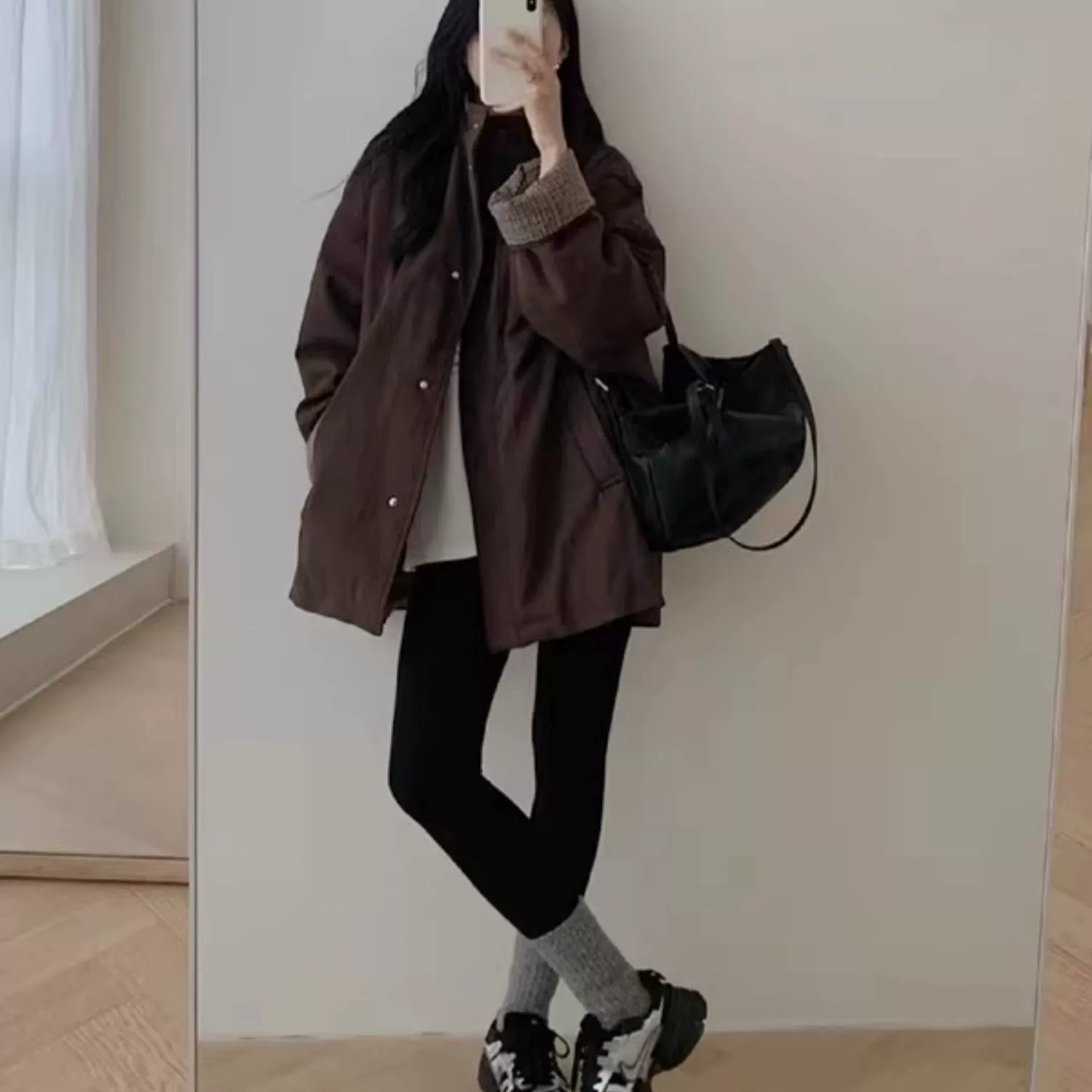 Зимняя теплая легкая пуховка для отдыха, trench coat, оверсайз