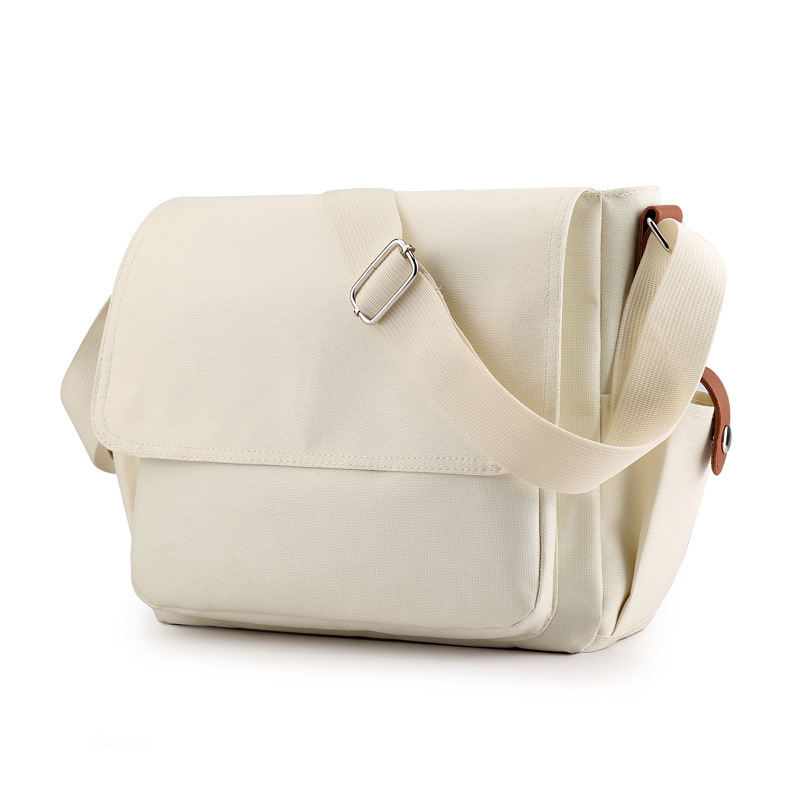 Bolsa de lona de estudiante personalizada de 1 pieza mochila bolso de hombro de color de contraste de dibujos animados