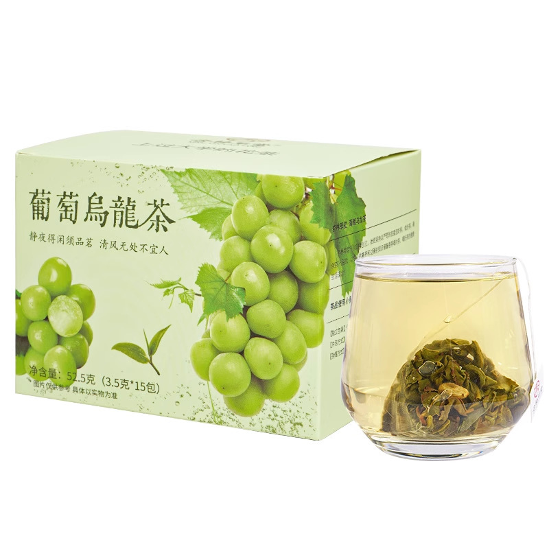 杏林草堂ブドウウーロン茶茶包果物茶冷泡茶は夏に水を入れて飲む青提ウーロン茶に適している|undefined