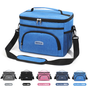 New Cross-Border Hot-Selling Portable Picnic Bag Car-Mounted Fresh-Keeping Ice Bag Peva Hot-Pressed Leak-Proof Single-Shoulder Thermal Bag