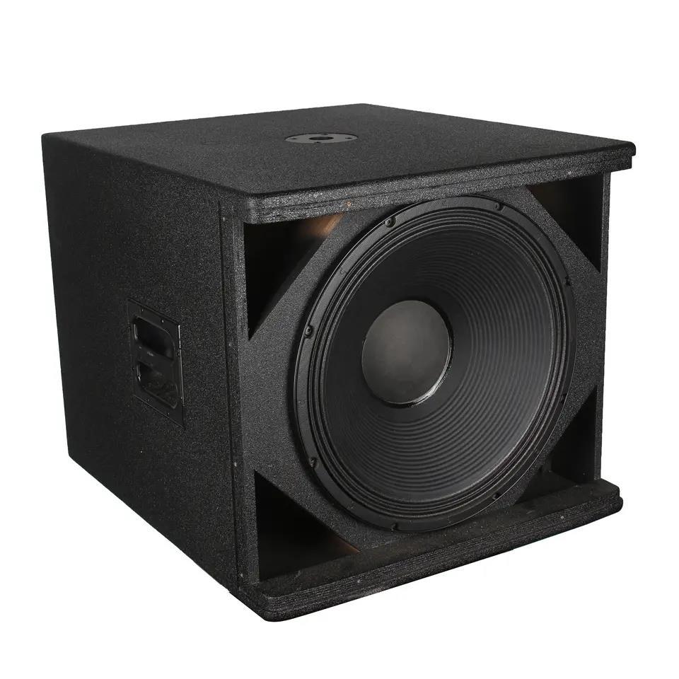 Sistema de matriz de línea de subwoofer profesional de 18 pulgadas de un solo subwoofer fuerte etapa KP618s directo