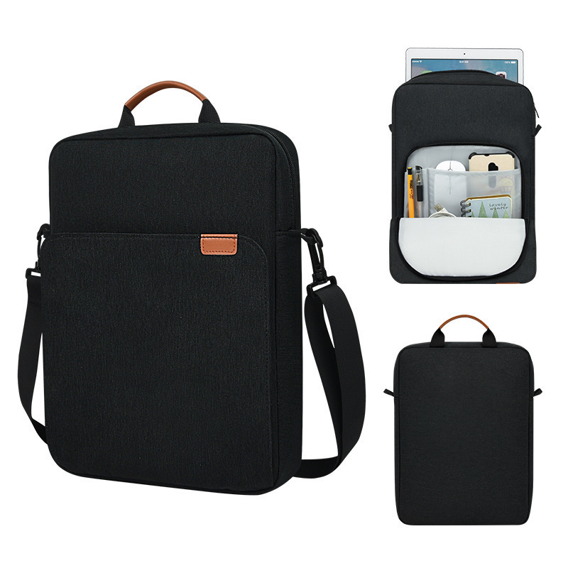 Single-shoulder crossbody storage bag, wear-resistant, suitable for iPad, lightweight and portable, 13inch tablet protective case