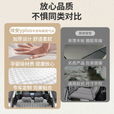 Vehicle-mounted inflatable bed – rear trunk sleeping pad, Y