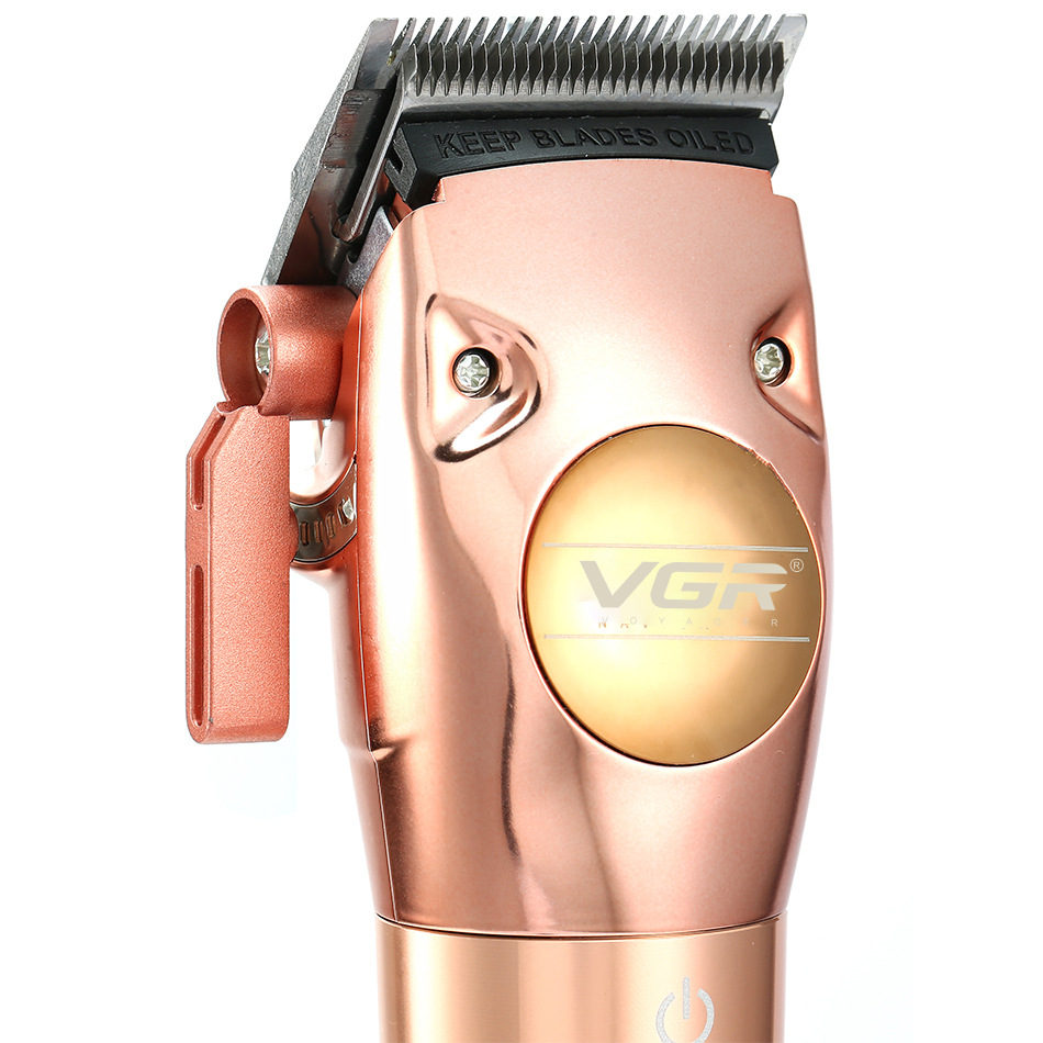 Cortapelo eléctrico profesional de metal recargable para afeitar_voghion.com