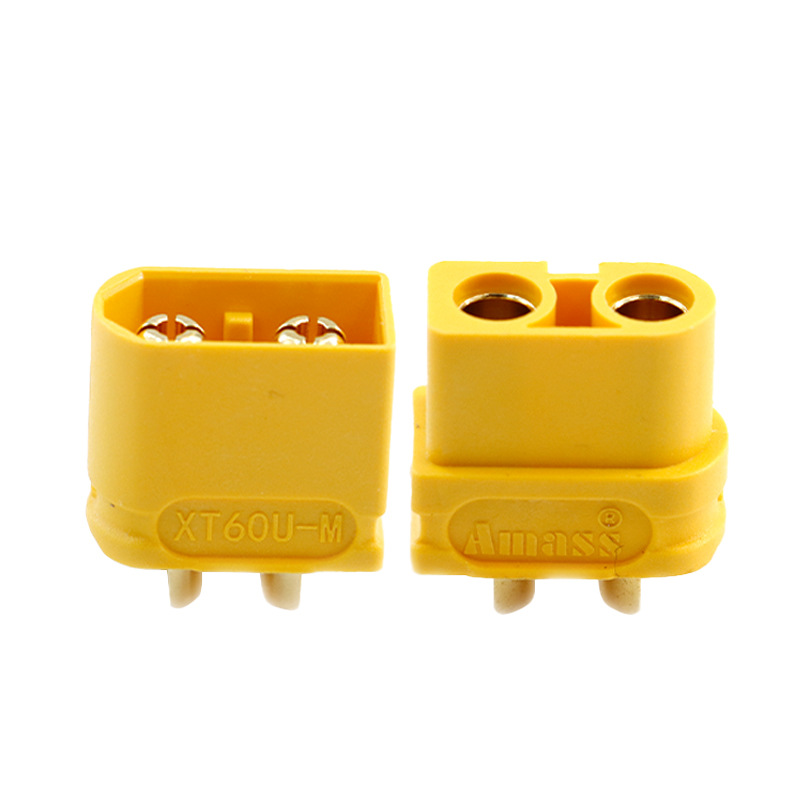 Amass Original Xt60U-F Female-M Male Model Aircraft Plug Socket Lithium Battery Charging Interface