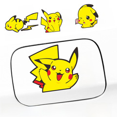 Oil Can Cover Car Sticker Funny Personality Creative Oil Can Cover Pikachu Cartoon Car Scratch Cover Fueling Sticker Car Sticker