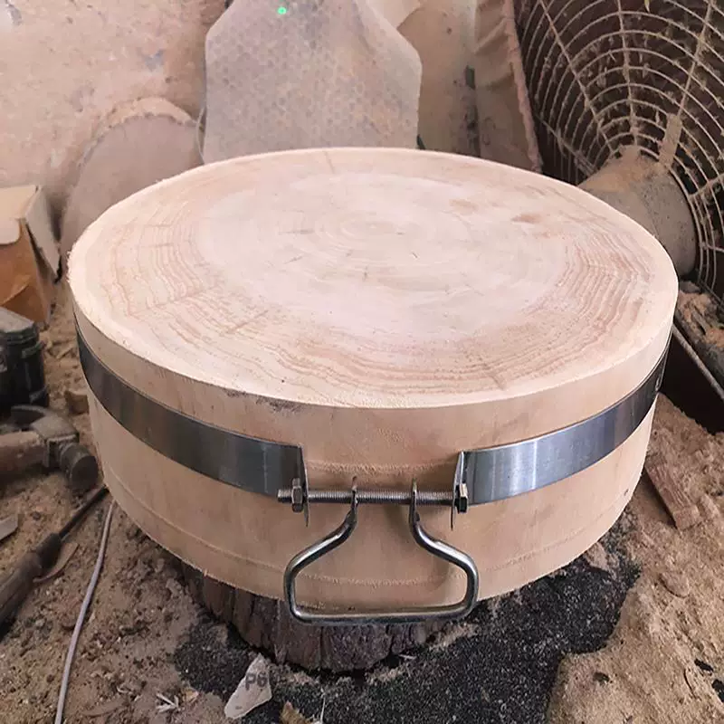 Кайдун разделочная доска из вяза цельная древесина круглая толстая мясо шутки бытовые овощи шутка нарезка кость нарезочная доска