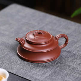 原矿红皮龙紫砂壶手工茶壶家用办公泡茶壶中式茶道茶具礼品竹鼓壶