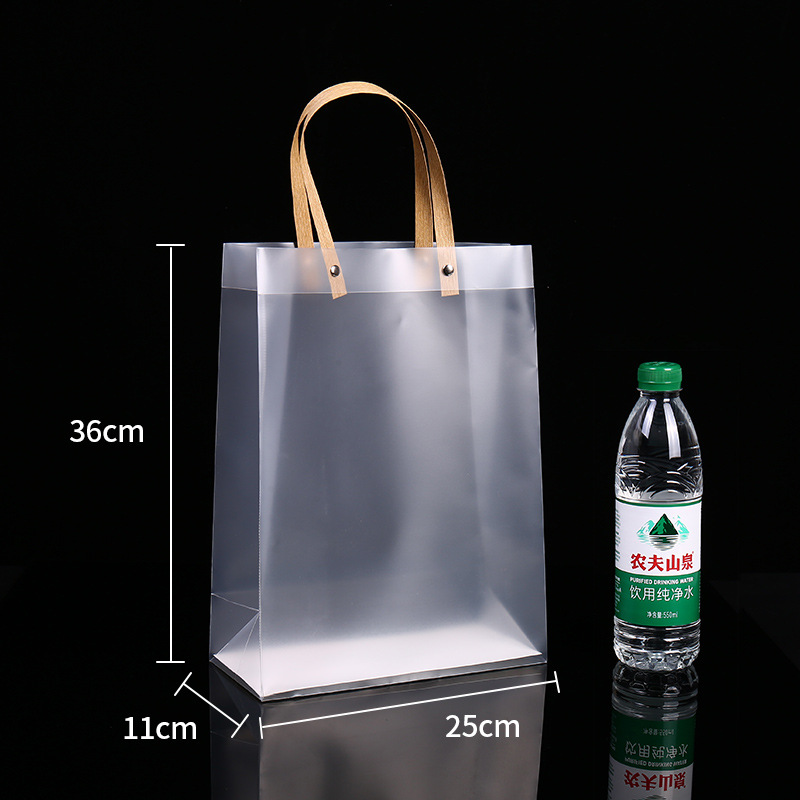 Bolsa de plástico transparente PP personalizada bolsas de regalo dulces de boda con bolsas de regalo personalizadas