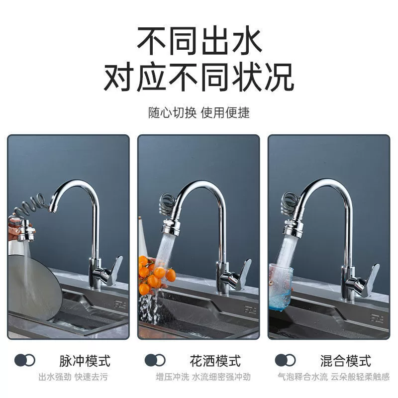 Универсальная водозащитная насадка-удлинитель для душа и умывальника