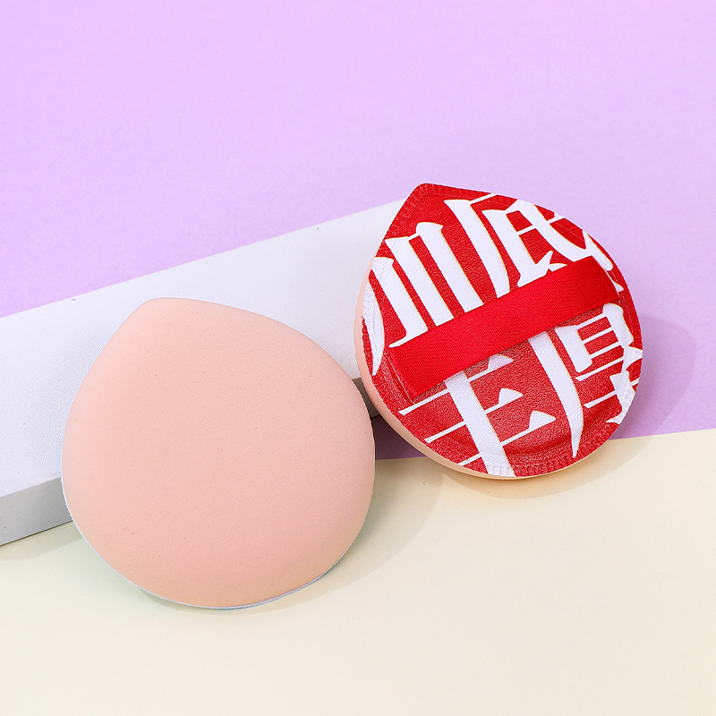 Fábrica personalizada 100 puntos serie soplo de polvo de malvavisco q bomba no come polvo, esponja cosmética seca y húmeda, colchón de aire al por mayor