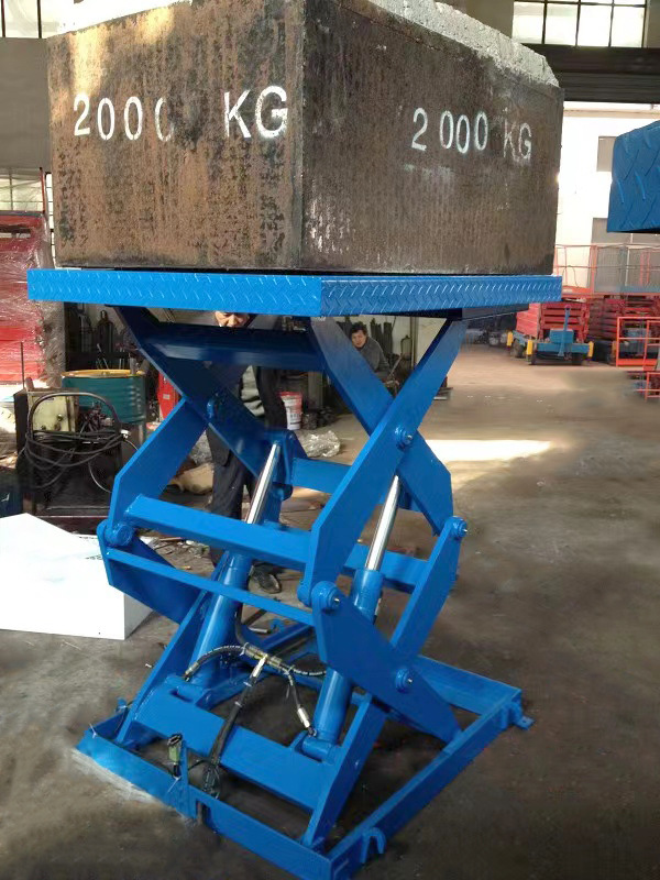 Factory Direct Sales Hydraulic Fixed Lift Platform for Loading and Unloading Goods between Floors in Workshops, Scissor-Type Cargo Lifting Equipment