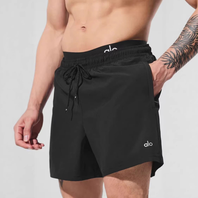 Alo Men's Summer Fitness Pants Cross-Border Loose Breathable Sports Shorts Lightweight Casual Outerwear Basketball Training Pants Alo Men's Summer Fitness Pants Cross-Border Loose Breathable Sports Shorts Lightweight Casual Outerwear Basketball Training Pants
