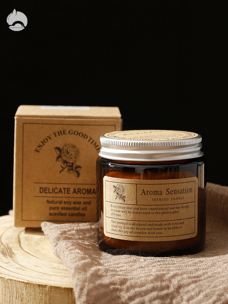 Vela aromática de lujo para el hogar con estuche de regalo_voghion.com