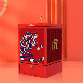 定制异形纸制新年礼品盒伴手礼空盒礼盒包装LOGO来图加工