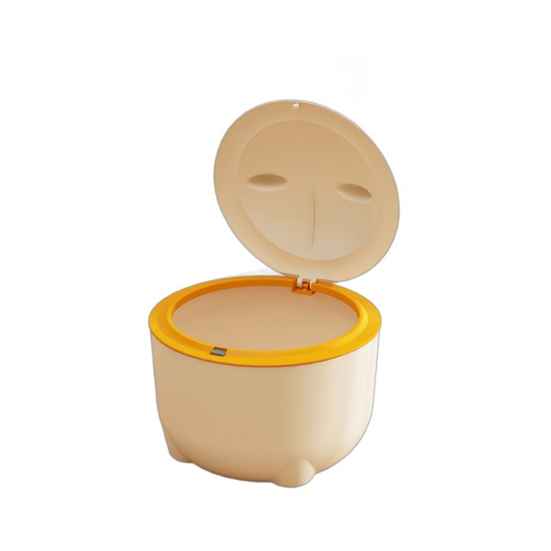 El nuevo bote de basura para mascotas evita que las mascotas se volteen, limpia y desodoriza la arena para gatos con tapa, suministros para botes de basura para perros al por mayor