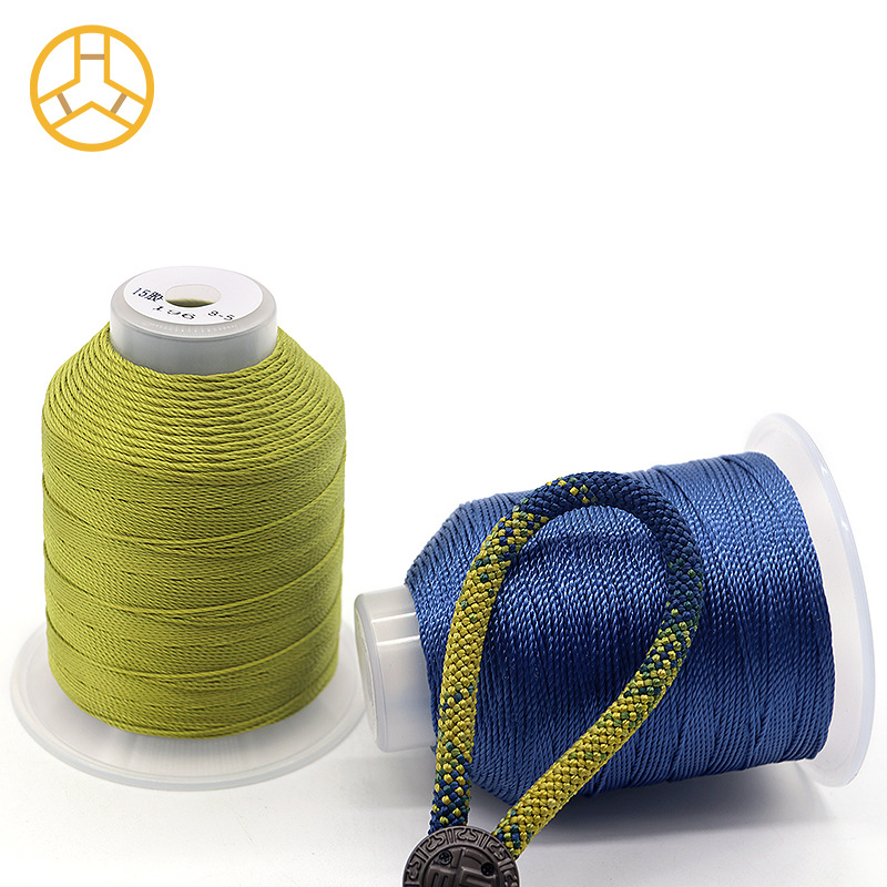 Direct Manufacturer Wholesale Single Strand Cord for Chinese Knot Bracelets, 15 Strands and 18 Strands Handmade Cord, Necklace Polyester Cord for Bracelets