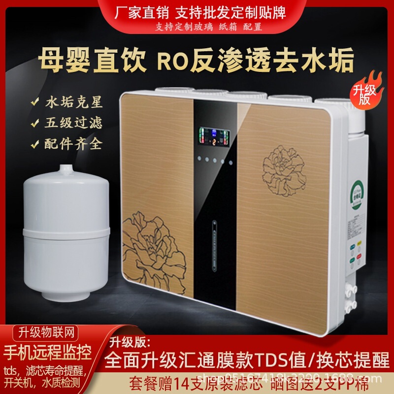 Water Purifier Direct Drinking Reverse Osmosis Tap Water Ultrafiltration Machine Water Purifier Ro Pure Water Machine Factory Direct Sales Smart