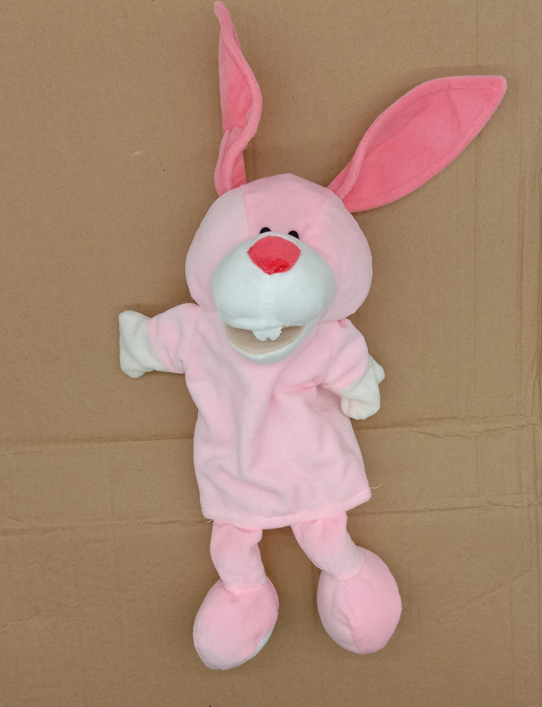 Marioneta animal León Cordero Gris Lobo Niños Bebé comodidad historia entre padres e hijos marioneta de peluche accesorios de rendimiento