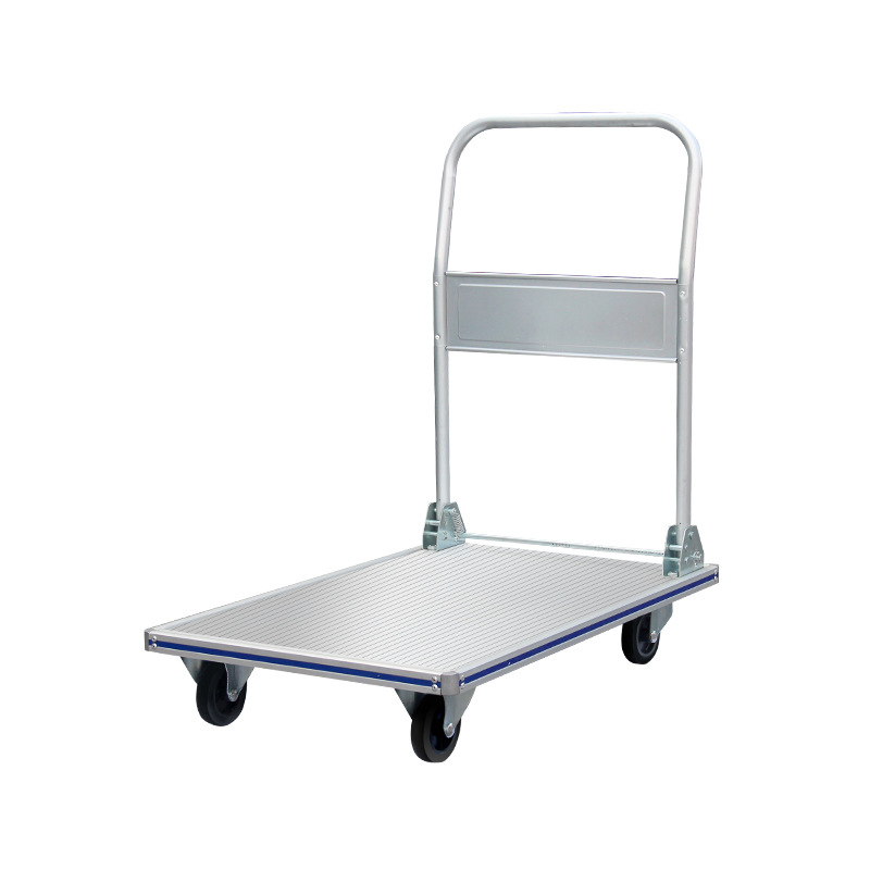 森凡 铝合金平板车小推车拉货手推车搬运车学校医院实验室手拖车