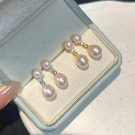 天然珍珠耳饰;耳饰配件;天然珍珠项饰