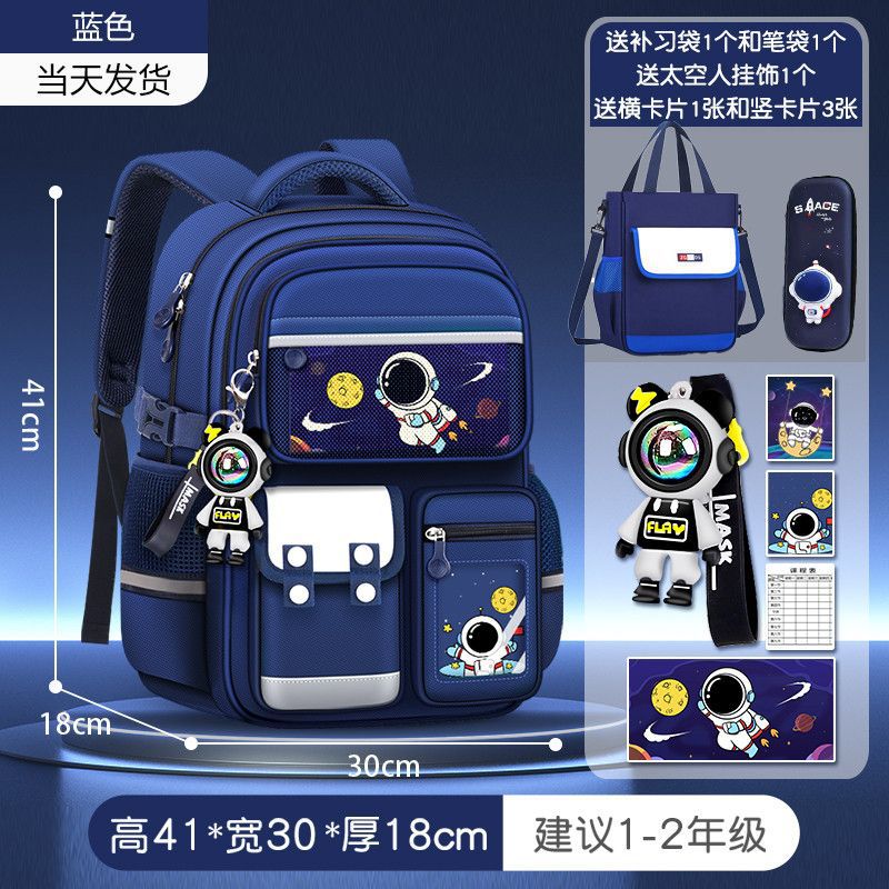 Bolso para lápices con accesorios pequeños azul real