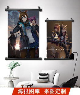 Tomorrow's Ark Amaya Angel poster comic exhibition two-dimensional decorative painting anime peripheral game scroll hanging painting