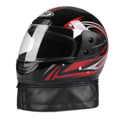 Foreign Trade Cross-Border Electric Vehicle Helmet, Electric Vehicle Helmet for Men and Women, Winter Warm Full-Face Helmet, All-Season Full Coverage Motorcycle Safety Helmet (Motosiklet kaskı (dəbilqə)) - bright-black-cross-border-monopoly