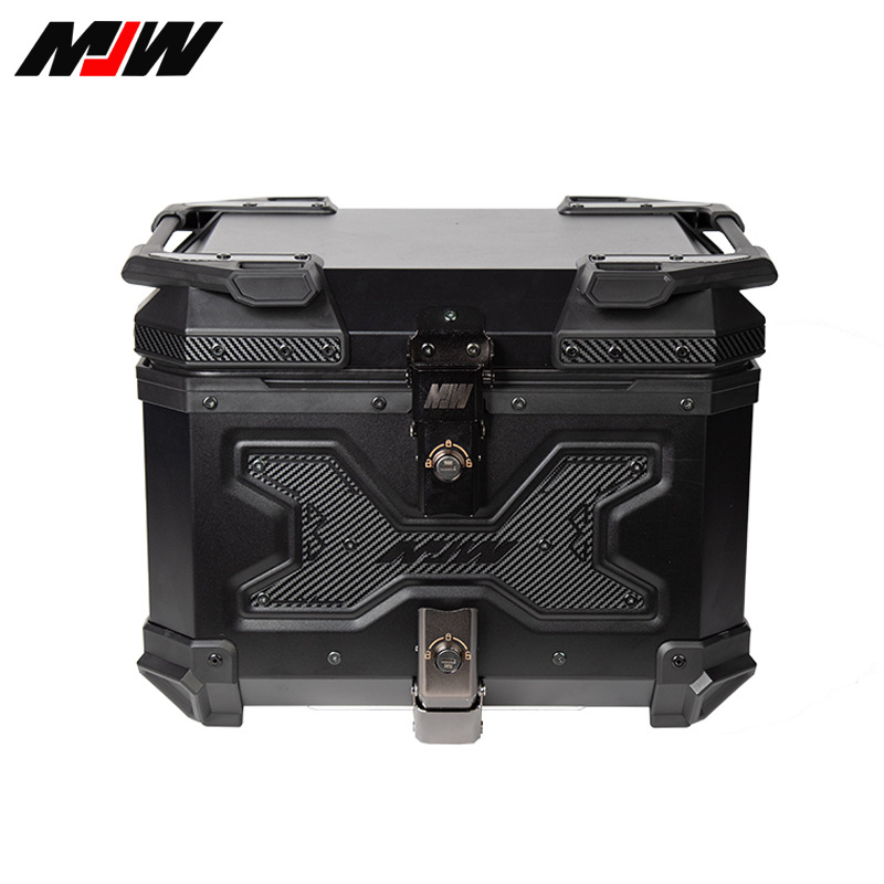 45L Black Samurai Motorcycle Aluminium Tailgate Portátil Desmontable Rapido Portátil con Baja Eléctrica