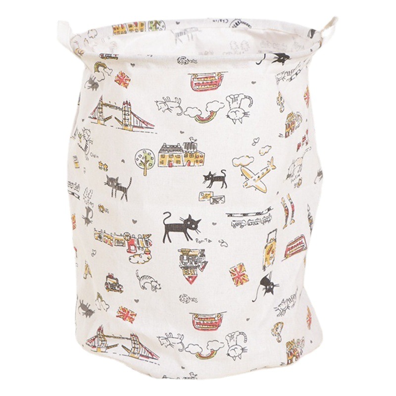 Cesta de lavandería de tela para el hogar cesta de lavandería plegable cesta de lavandería cesta de almacenamiento cesta de juguete fabricante