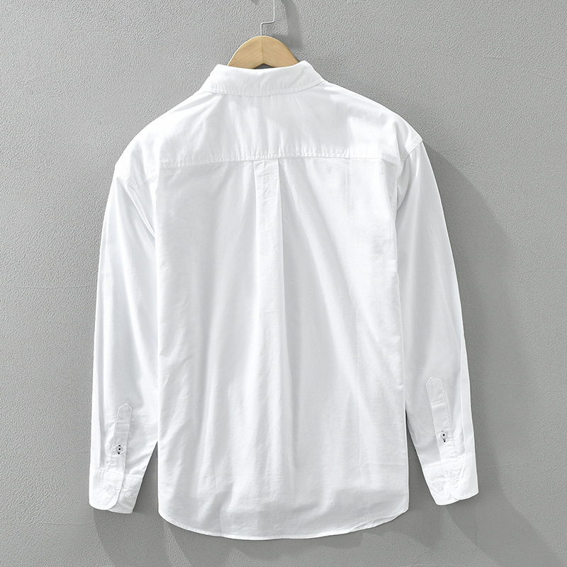 7222日系シンプルな長袖シャツメンズファッション|undefined
