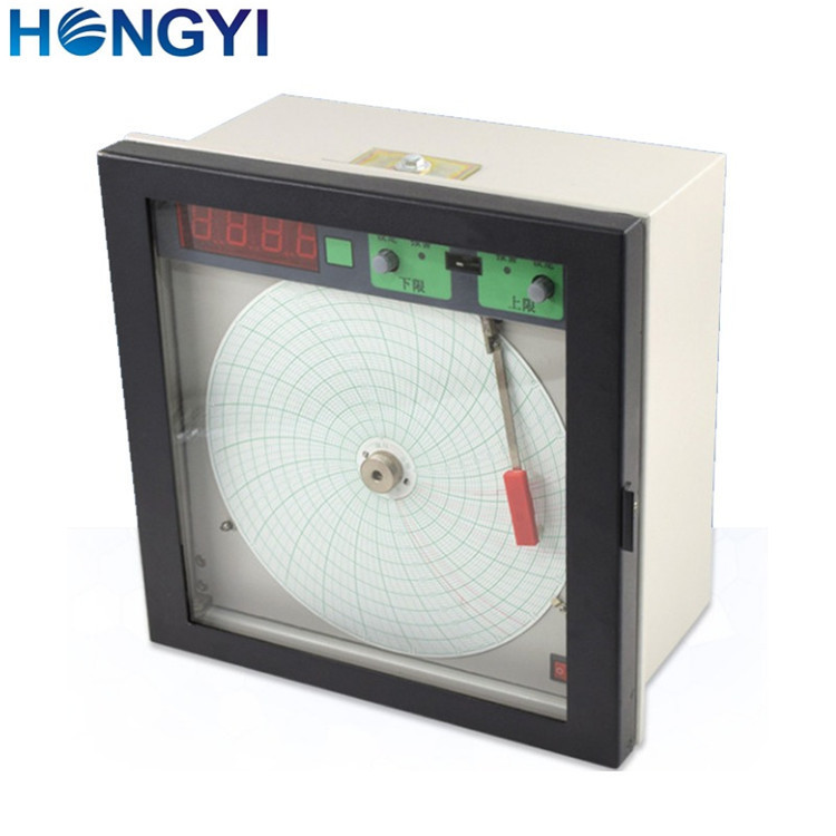 自动平衡数显中圆图圆盘压力温度记录仪 XwGJ-101电子电位差计