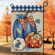 Y 37590 Linen Double Print Garden Flag ����ӡ����԰��