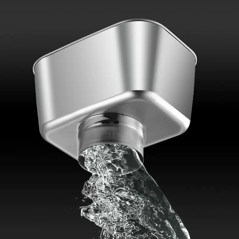 不锈钢雨水斗下水管件方型接水斗排水管配件雨水漏斗大排量漏管路