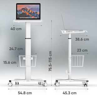 Factory Supply Medical Cart Hover Lift Dental Cosmetic Pet Surgical Instrument Clinic Medical Cart