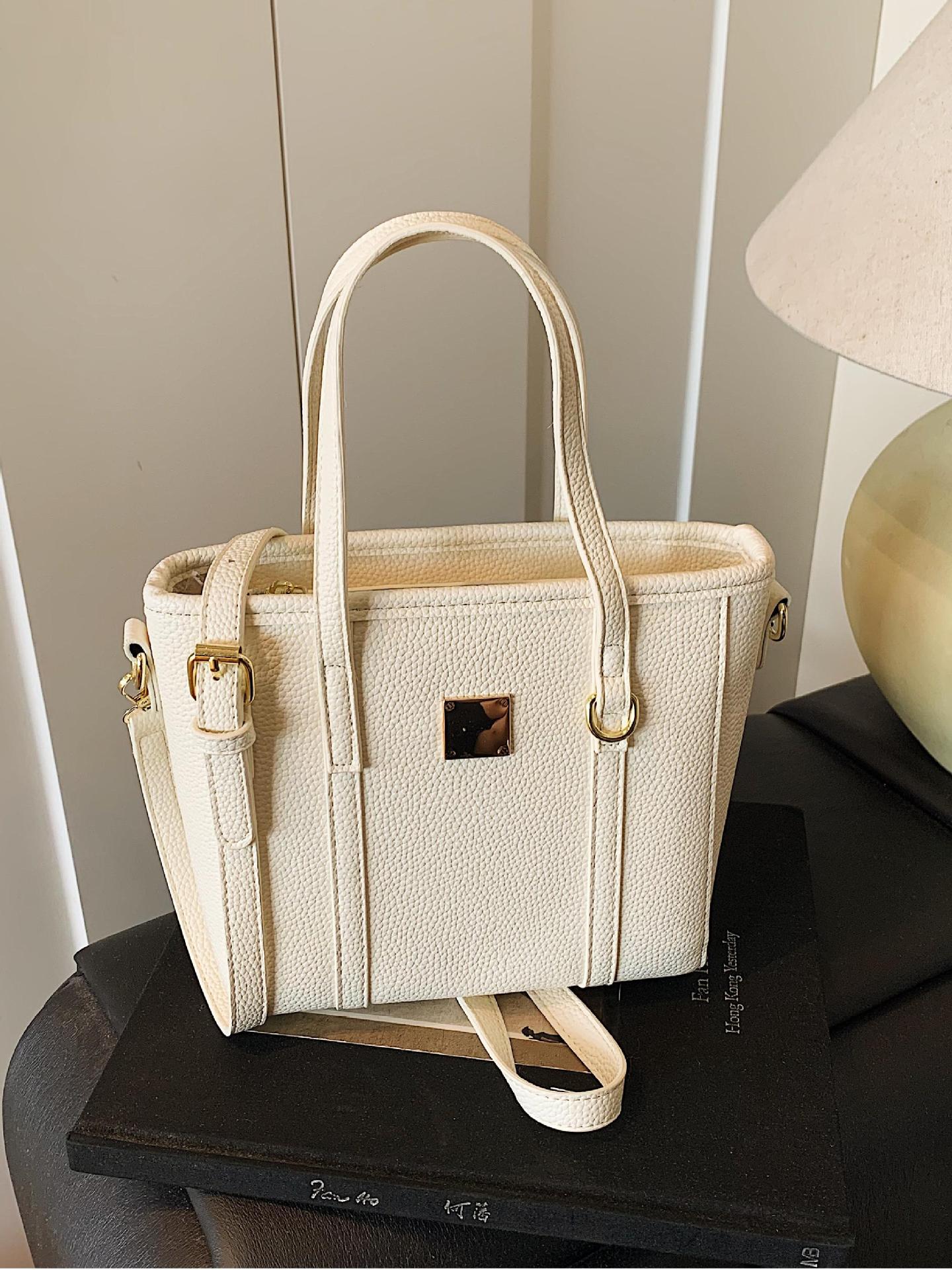 Tendencias de moda de comercio exterior bolso de cubo de mano femenino 2025 nuevo estilo estilo occidental bolso de hombro todo fósforo bolso de mensajero de viaje de trabajo