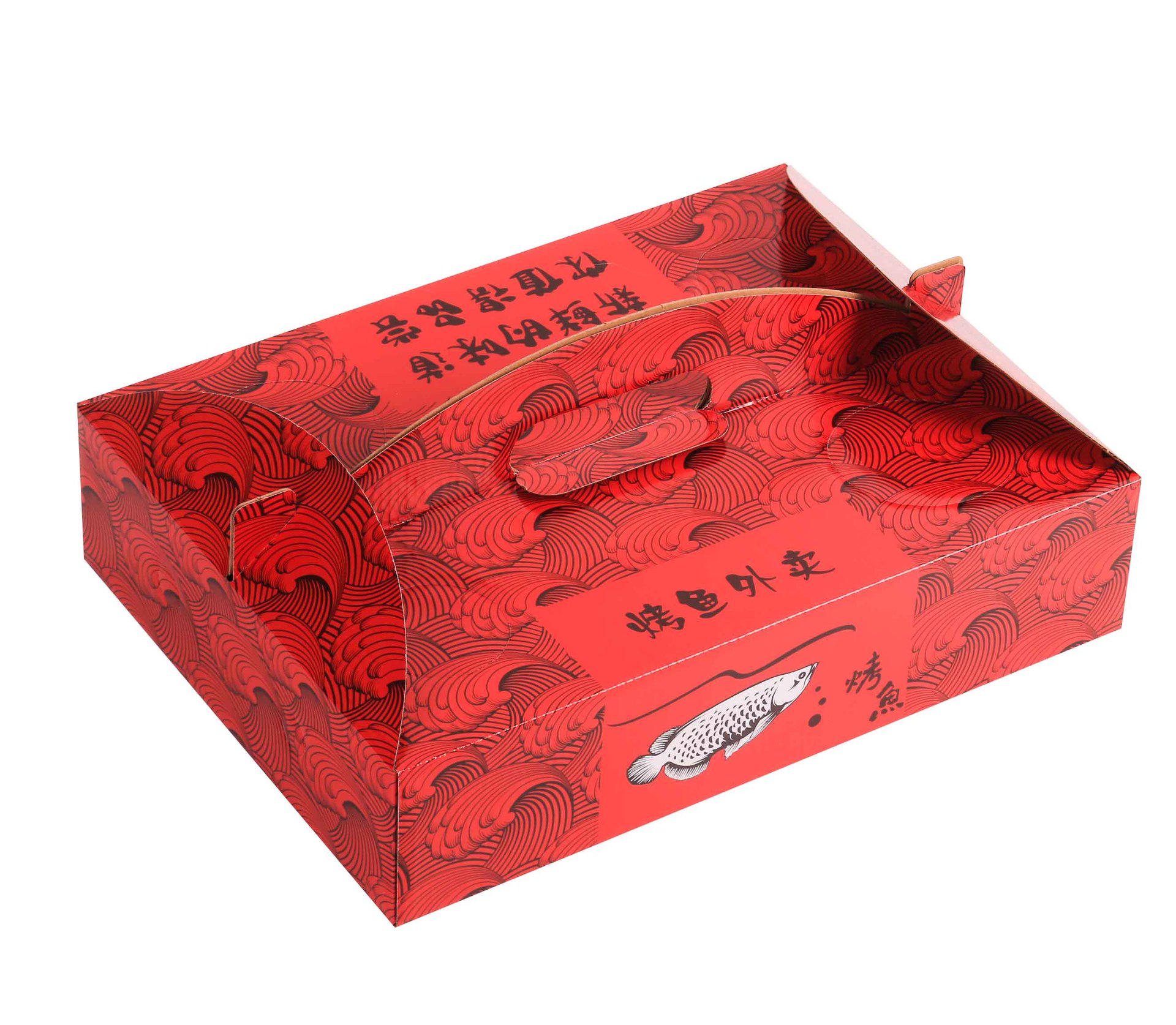 4900 빨간색 휴대용 상자*종이/판지