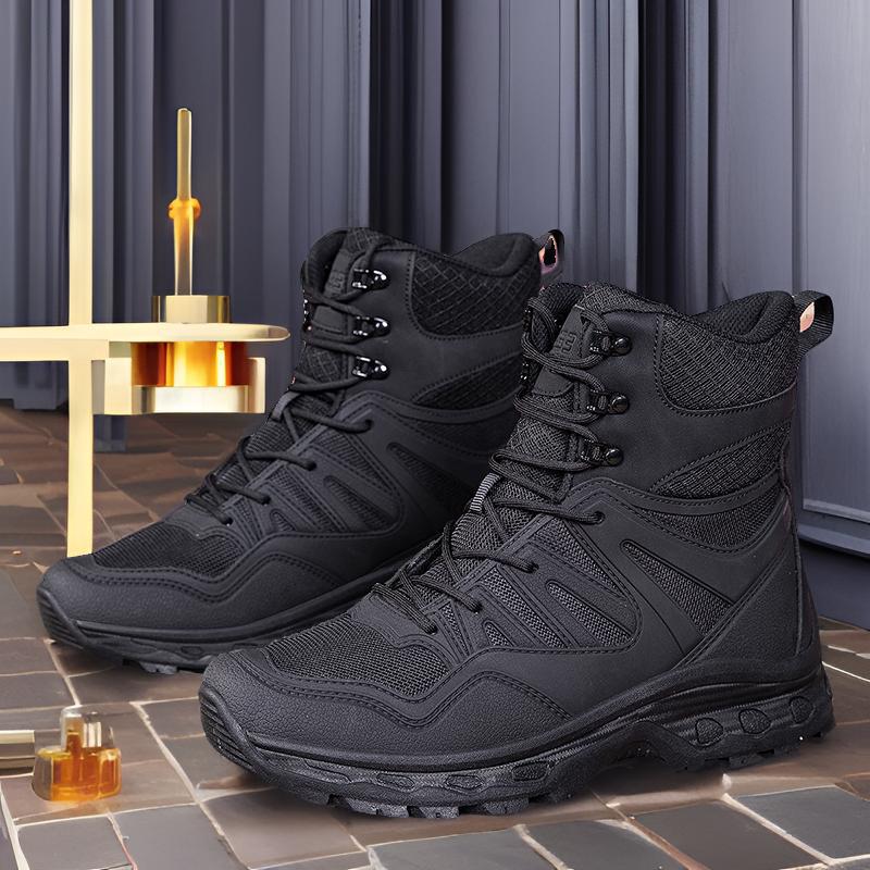 2025 comercio exterior transfronterizo de gran tamaño botas de senderismo de campamento de campo de ayuda intermedia botas de entrenamiento para hombres botas de montaña al aire libre botas del desierto
