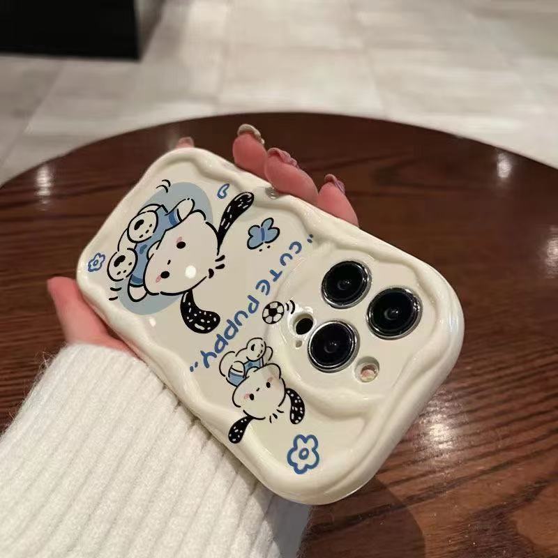 Funda para teléfono iphone16pro linda aplicable Apple 15 anti-caída 14 dibujos animados 13promax nuevo estilo 12 chica x