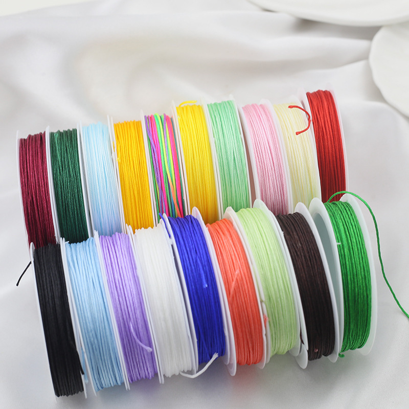 No. 72 Jade Line Bracelet Braided Rope Braided Rope Pendant Bracelet Rope Chinese Knot Line Buddha Beads Red Rope Material